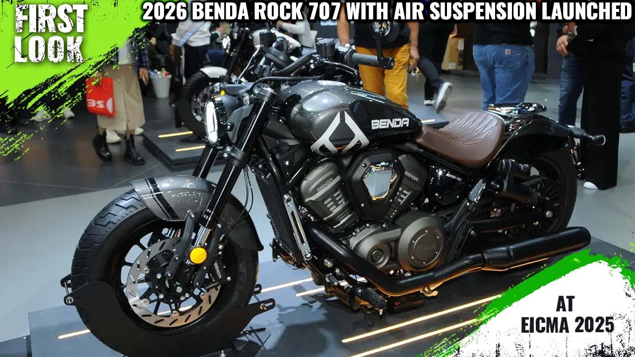 2026 Benda Rock 707 With Air Suspension Launched At EICMA 2025 - First ...