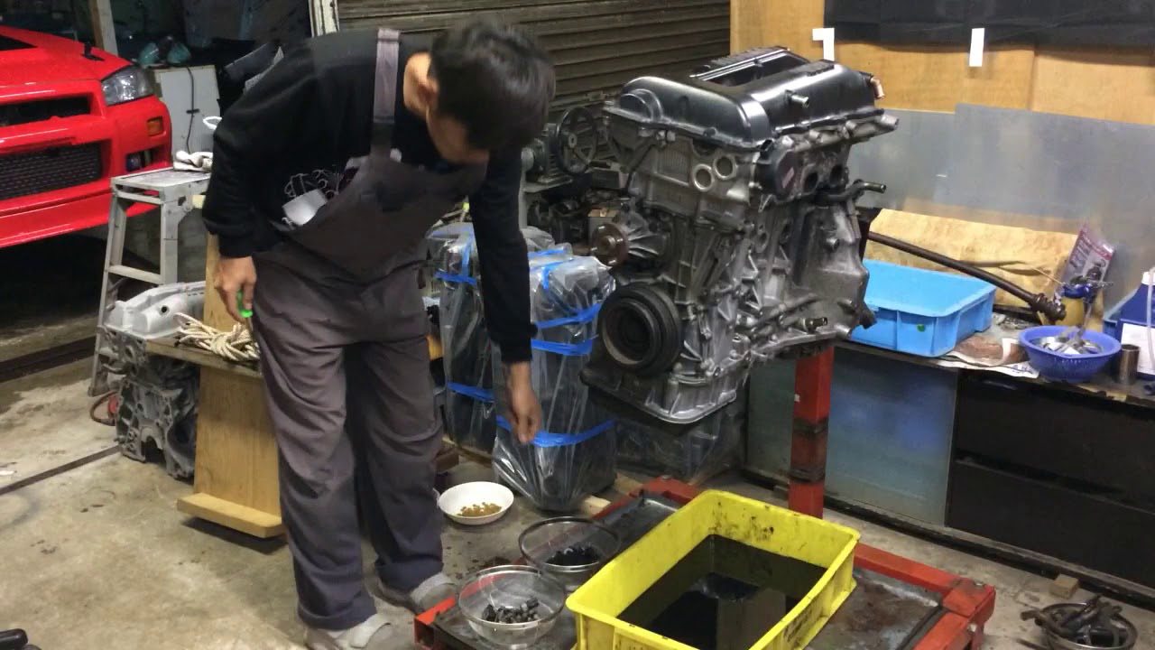 M氏  S15 SR20DET  エンジンオーバーホール動画 分解編 NO1