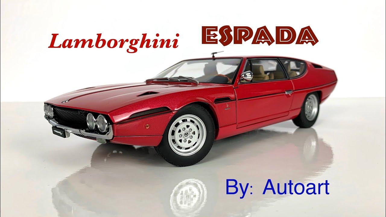 1:18 Lamborghini ESPADA by Autoart - YouTube