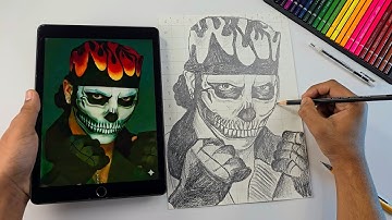 How To Draw Talwiinder Singh, Talwiinder Drawing | Step By Step (Outline Tutorial)