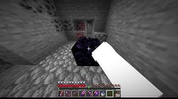 Breaking Obsidian with bare hands Minecraft