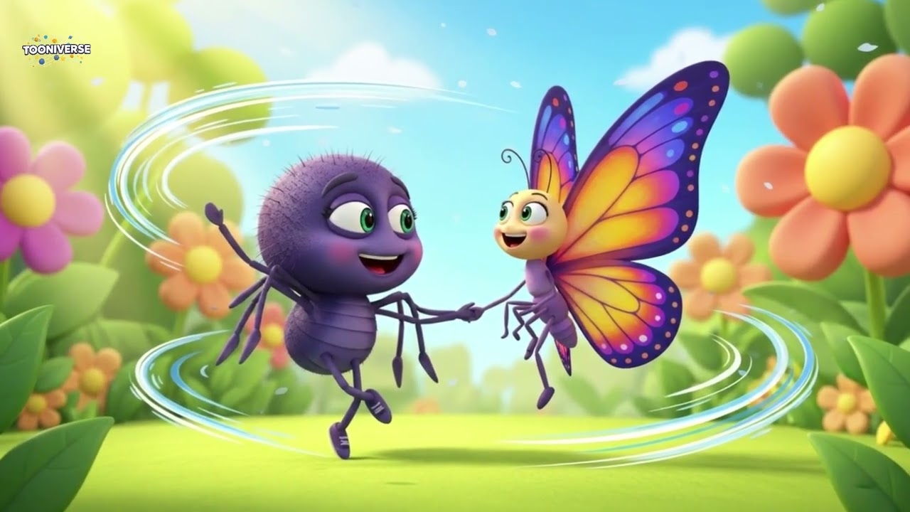 The Itsy Bitsy Spider  – Fun Kids Song  Tooniverse