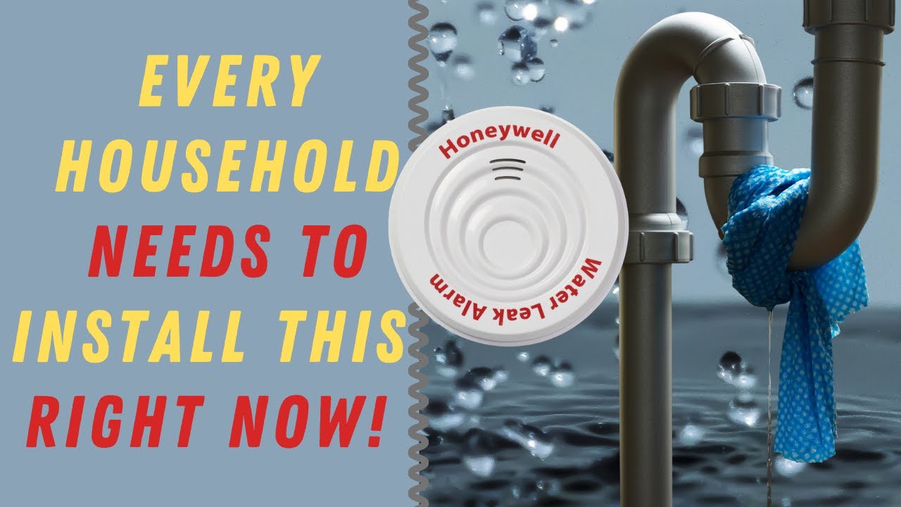 Prevent Water Damage... Installation of a Honeywell Water Leak Alarm