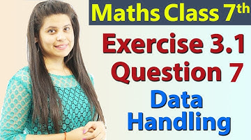 Q 7, Ex 3.1 -  Data Handling - Chapter 3 - Maths Class 7th - NCERT