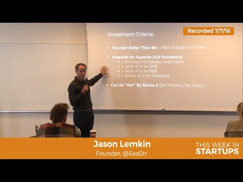 Jason Lemkin, founder of SaaStr, on investment criteria & how to maximize company growth thumbnail