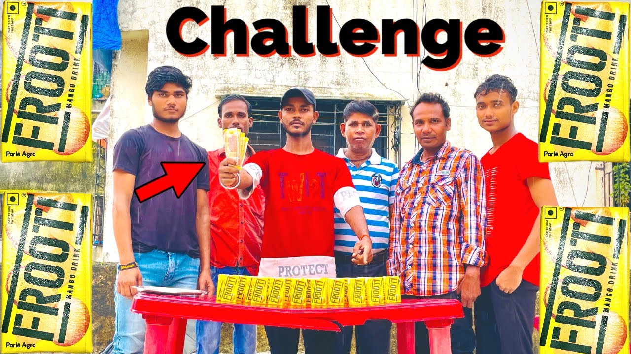 Unlimited fruity drinking challenge winner will Get ₹200🤑🤑