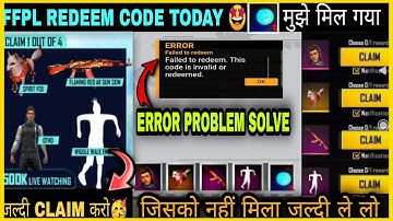 FFPL REDEEM CODE TODAY🤩| CLAIM SKY CRYSTAL TOKEN 🛑| 3 FEBRUARY REDEEM CODE | TONIGHT UPDATE FREEFIRE