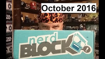 Nerd Block Classic Unboxing!!  October 2016