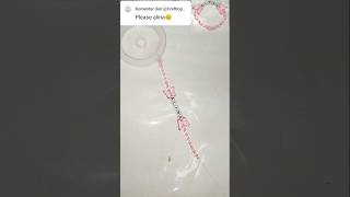 DIY🥰 bracelet name "ALINA".  #diy #gelangmanik #beads #bracelet #handmade #subscribe #shorts
