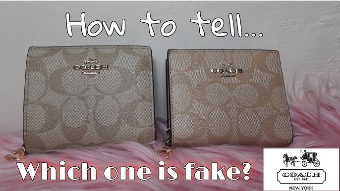 Coach bag real vs fake. How to spot fake Coach New York tote bags and purses  