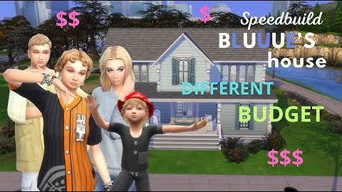 Ts4 But EVERY Room Is A DIFFERENT Budget! SPEEDBUILD | ts4 speedbuilding