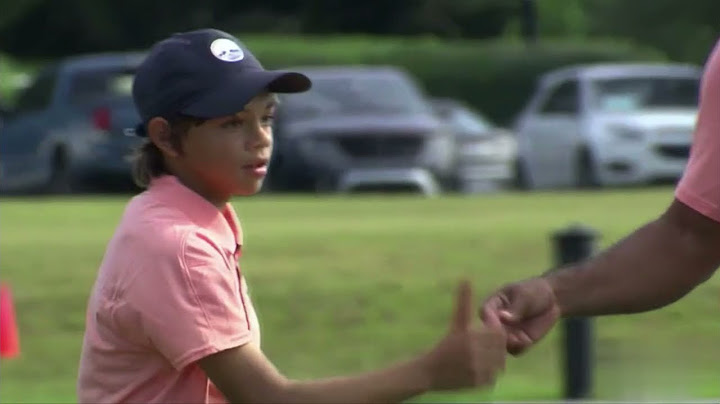 Tiger and Charlie Woods | Every Shot | PNC Round 1 no