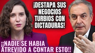 💥¡BES-TIAL!💥AYUSO ACABA con ZAPATERO al DESTAPAR sus NEGOCIOS TURBIOS con DICTADURAS BOLIVARIANAS
