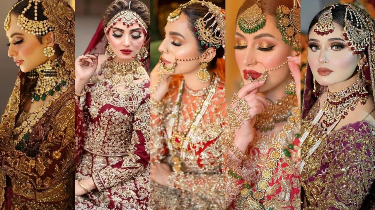 Bridal makeup jewellery set ideas 2023♥️Trendy & Stylish bride makeup look 🔥 YouTube