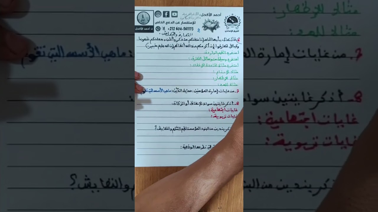 30 سؤال خديتها من 15 جهوي ديال كل جهة في المغرب، حفض وسير الامتحان بعينيك مغمضين. بارطاج للإستفادة.