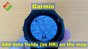 Garmin | Add data fields (as HR) on the map