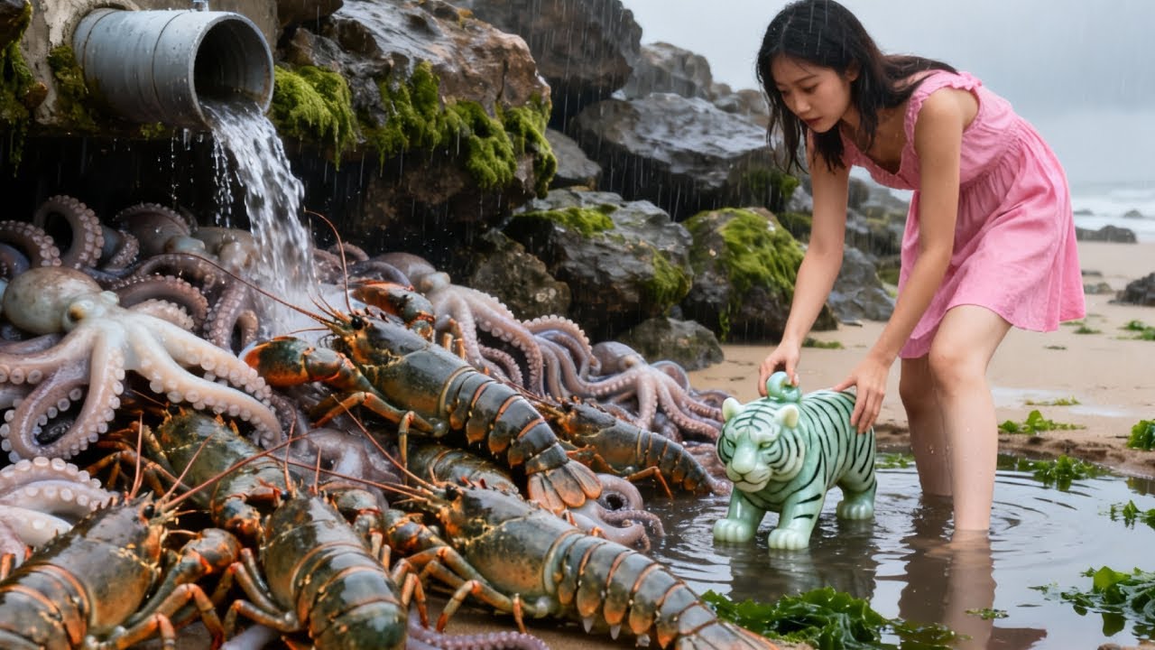 Xiao Zhang Went Foraging On The Beach! And This Time He Found Such A Great Treasure!