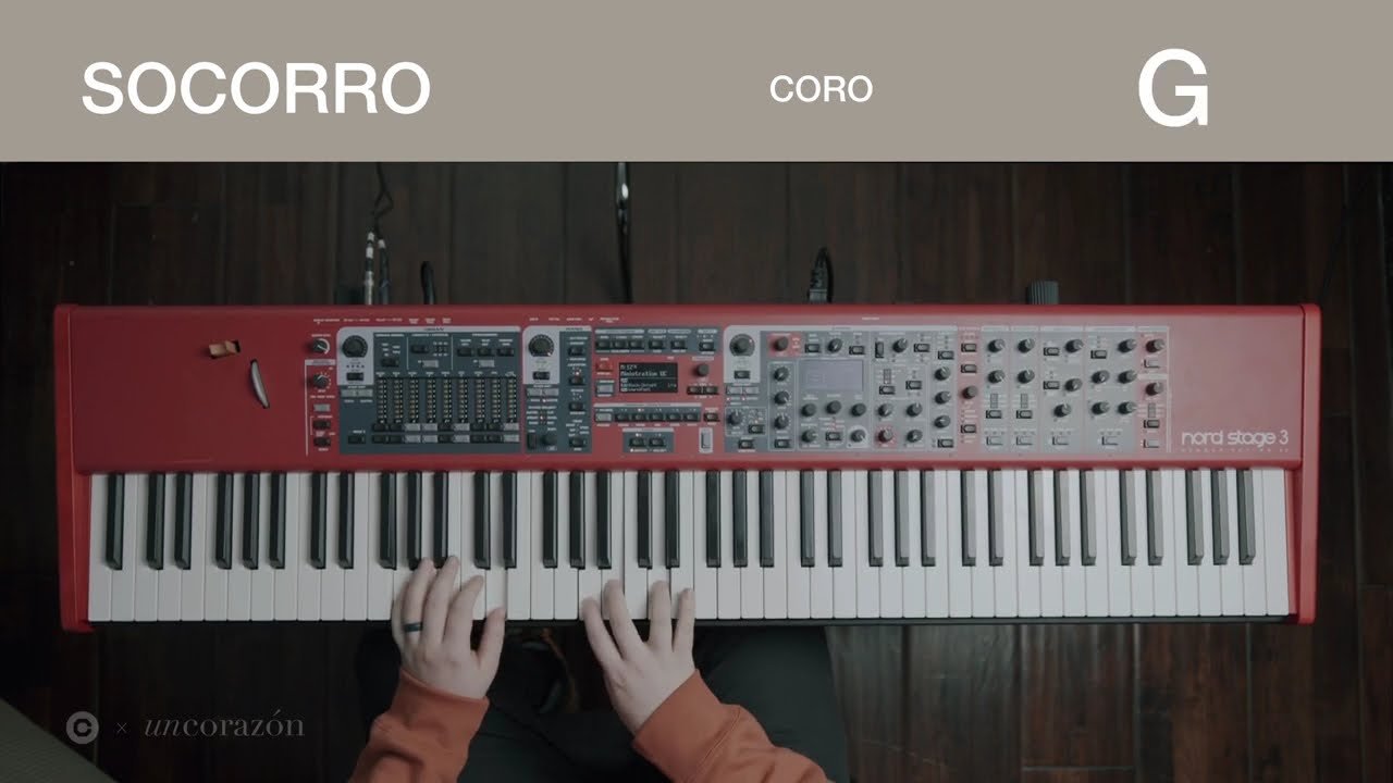 Socorro - Un Corazón | Tutorial Oficial Piano