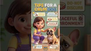 4 Simple Tips for a Calm and Happy Dog! 🐶✨ (Animated Guide)  #americanpets #doghacks #dogsofyoutube