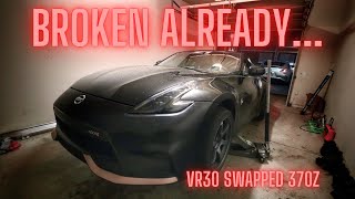 Vr30 Swapped 370z Already Breaks
