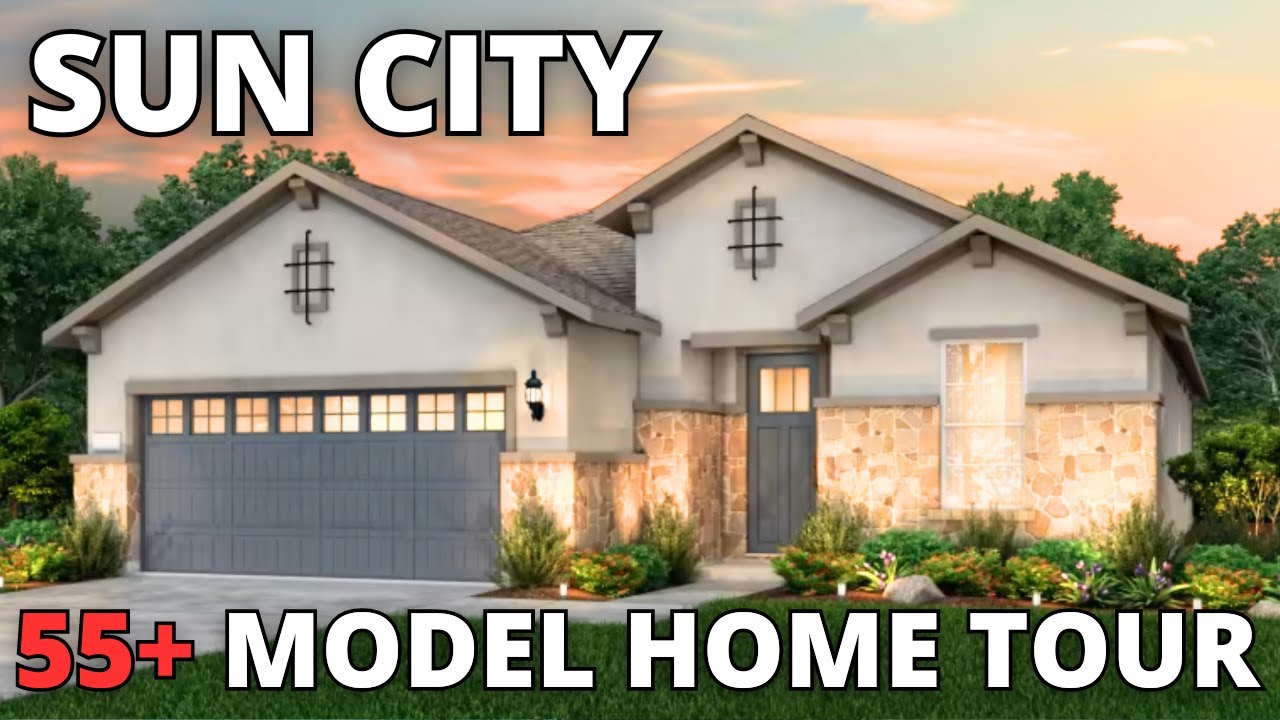 Sun City Texas Model Home Tour I Mainstay Model By Del b In Sun City