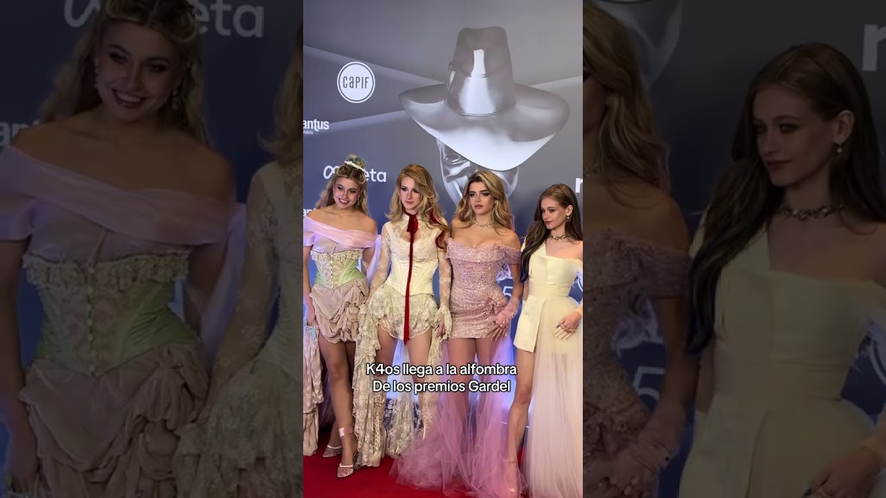 K4os llega a la alfombra de los Premios Gardel 2025 🌟