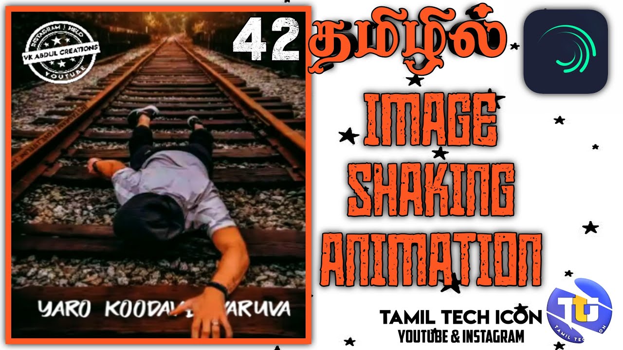 How to make simple shaking video editing on alight motion by TAMIL TECH ...