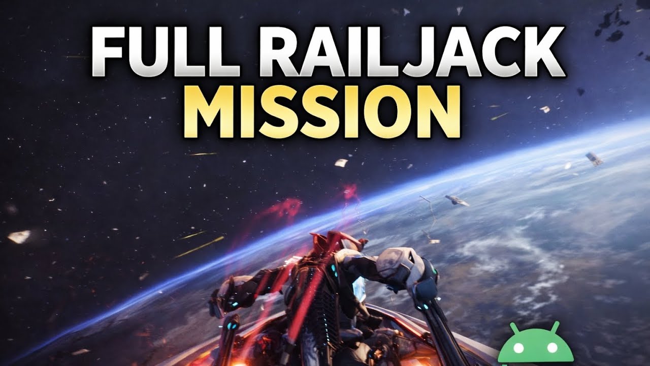 Warframe Mobile Android Gameplay – Railjack Full Mission
