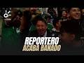Reportero de Claro Sports acaba bañado en los festejos en el Ángel de la Independencia