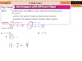 Adding Integers Quiz