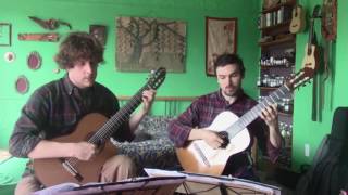 Schubert: Sonata in A Major, D 664: I - Dacha Guitar Duo