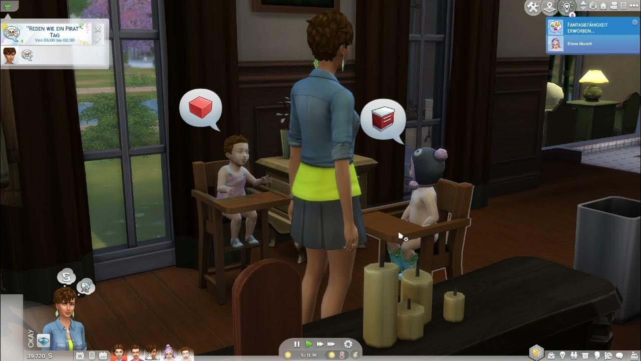 Sims 4 Kleinkinder im Hochstuhl füttern YouTube