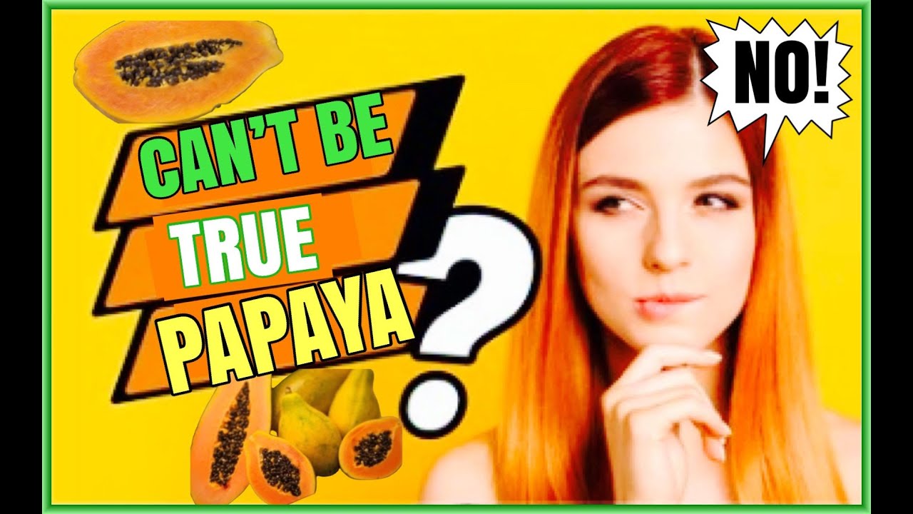 Papaya Nutrition And Benefits Facts Dominica SuperFood YouTube