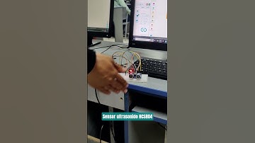 Sensor Ultrasonido HCSR04 👨🏻‍💻 #ingenieria #lima #arduino #electronica