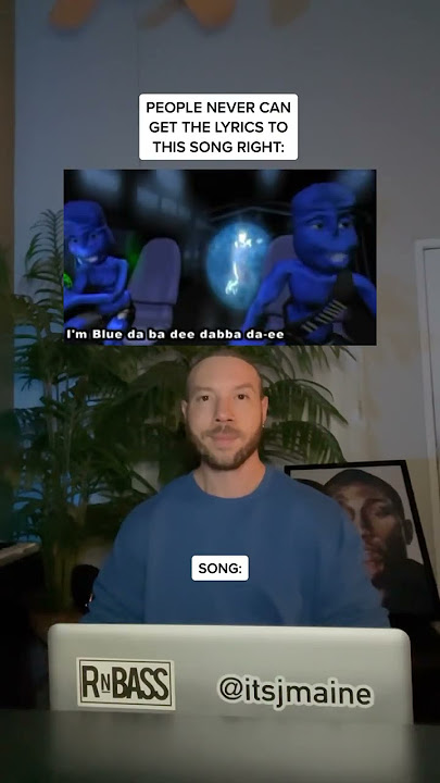 Songs People Never Get The Lyrics Right To: Eiffel 65 “Blue” #shorts #imblue #blue #lyric #lyrics