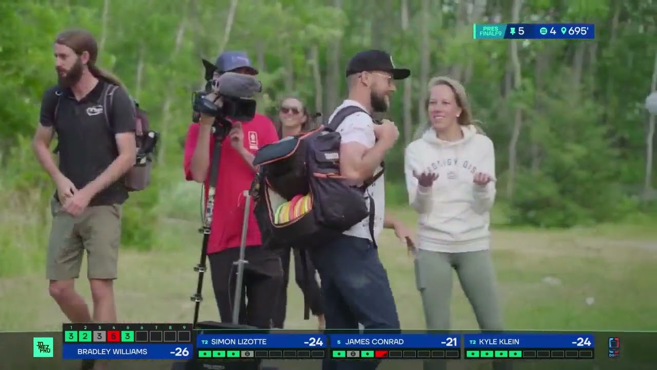 Bradley Williams ALL SHOTS compilation 2022 Preserve Championship Front 9 disc golf Innova JomezPro