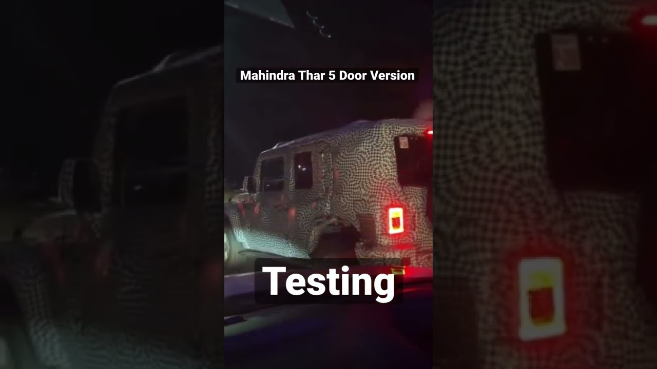 Mahindra Thar 5 Door version 