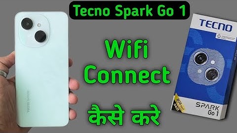 Tecno Spark Go 1 wifi connect kaise kare, how to connect wifi in tecno, how to connect Hotspot in te