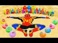 How to make rainbow spiderman withorbeez fanta sprite coca cola vs mentos  popular sodas