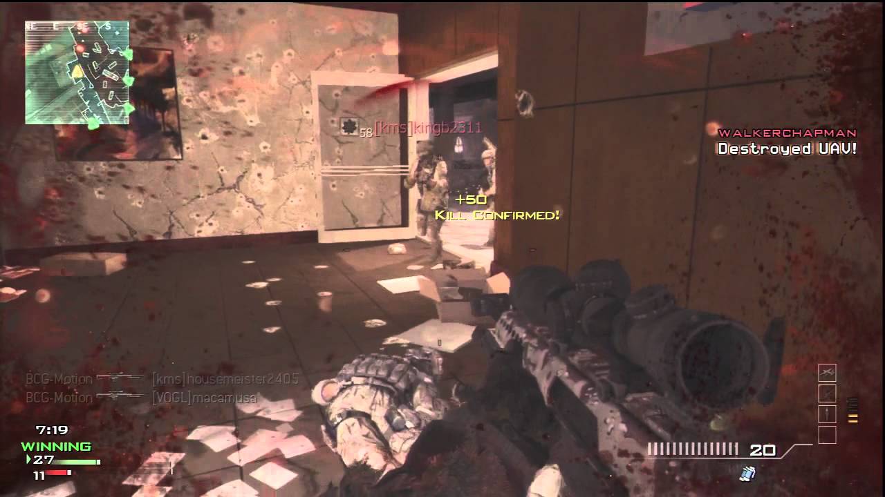 BCG-Motion | Noscope quadfeed mw3!