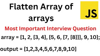 Flatten Array of arrays