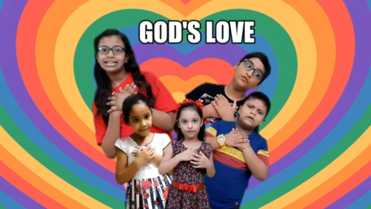GOD'S LOVE Children Christian Song, Sunday School Song, VBS song