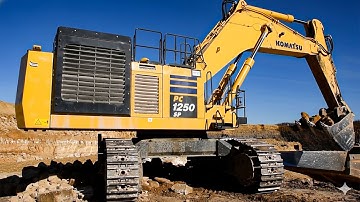 Komatsu PC1250SP – Huyền Thoại Sắt Thép Trên Mỏ Đá | Góc Nhìn Điện Ảnh 4K | Hứa Gia