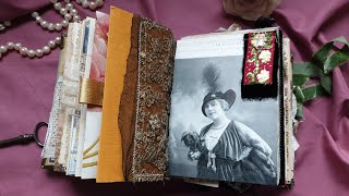 “Paris in blossom” junk journal flip-through: Part 2/2 (SOLD)