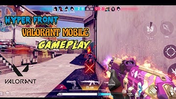 VALORANT MOBILE HYPER FRONT GAMEPLAY 1V3 CLUTCH