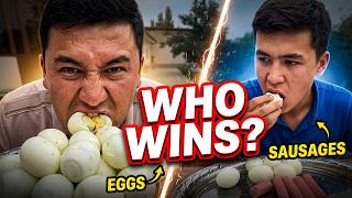 Egg Catch Challenge: Winner Eats All! 🍳