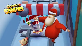 Subway Surfers - Don't be tricked by their cuteness! Santa Guard and Rudolf  Dog are still aiming to ruin your next high score! 👀