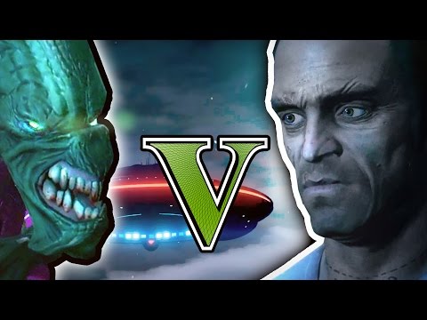 GTA 5 - TREVOR vs ALIENS