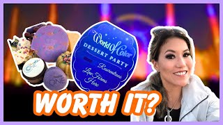 Our Disneyland's World of Color One Dessert Party Experience & Review! 🎨
