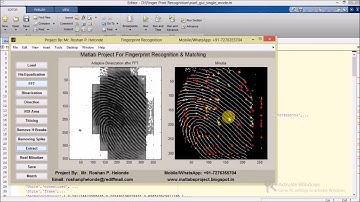 Matlab code for Fingerprint Recognition and Matching using Image Processing